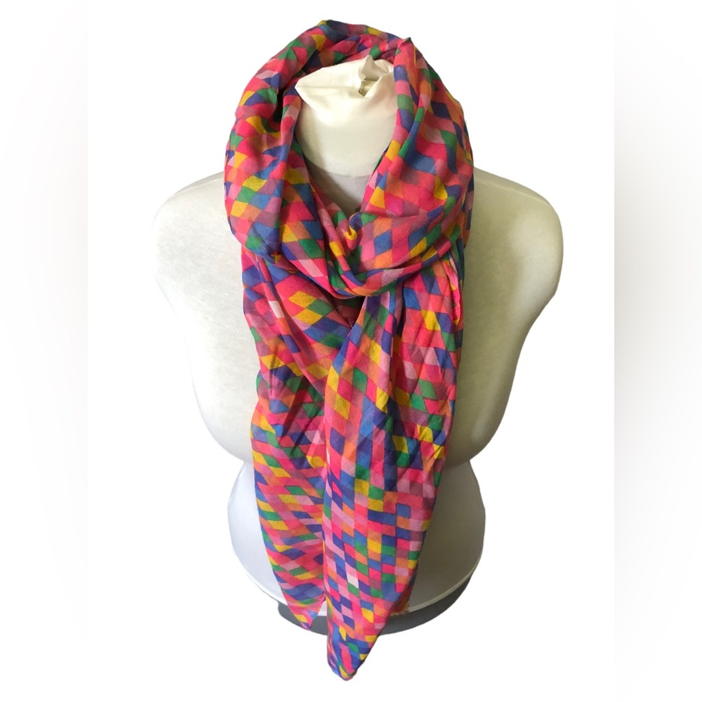 Rainbow Diamonds Scarf